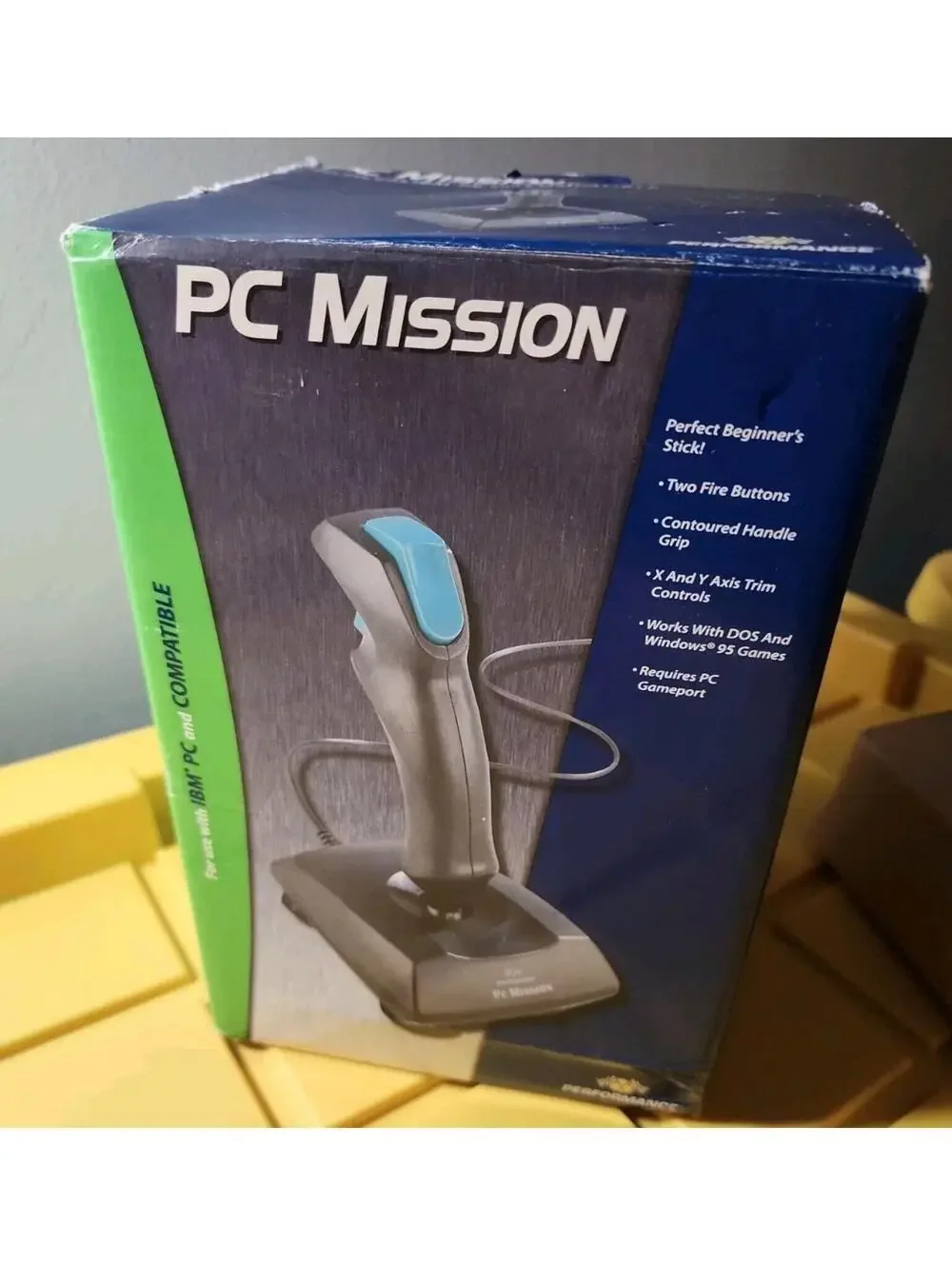 Vintage Performance PC mission  Joystick, PC, IBM Pc , NEW In Box